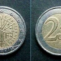 2 Euro - Frankreich - 2001