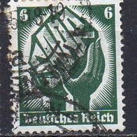 D. Reich 1934, Mi. Nr. 0544 / 544, Saarabstimmung, gestempelt #00697