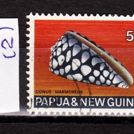 Papua und Neuguinea Mi. Nr. 142 (2) Muscheln, Schnecken o <