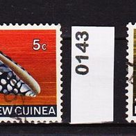 Papua und Neuguinea Mi. Nr. 142 + 143 Muscheln, Schnecken o <
