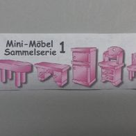 Fremdfiguren - Borgmann - Ravensberger Beipackzettel Mini - Möbel 1