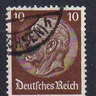 D. Reich 1933, Mi. Nr. 0518 / 518, Hindenburg WZ 4, gestempelt #00744