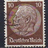 D. Reich 1933, Mi. Nr. 0518 / 518, Hindenburg WZ 4, gestempelt #00748
