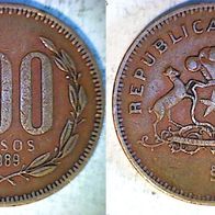 Chile 100 Pesos 1989 (0654)