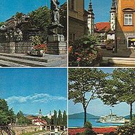 A 9020 Klagenfurt am Wörthersee 4 Ansichten 1972 Café Landhaushof
