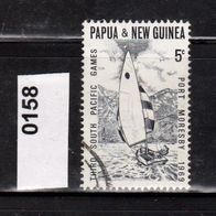 Papua und Neuguinea Mi. Nr. 158 Südpazifische Sportspiele: Segeljacht o <