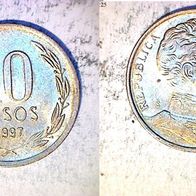 Chile 10 Pesos 1997 (0673)