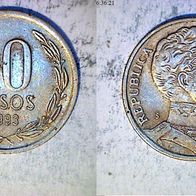 Chile 10 Pesos 1993 (0676)