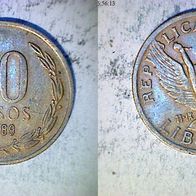 Chile 10 Pesos 1989 (0687)