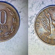 Chile 10 Pesos 1982 (0688)
