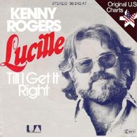 Kenny Rogers - Lucille / Til I Get It Right - 7"- UA 36 242 AT (D) 1976