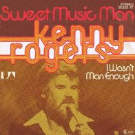 Kenny Rogers - Sweet Music Man / I Wasn`t Man Enough - 7"- UA 36 325 AT (D) 1977