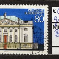 BRD / Bund 1992 250 Jahre Deutsche Staatsoper, Berlin MiNr. 1625 gestempelt -1-