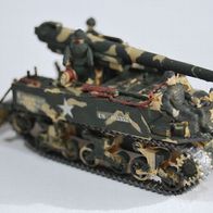 Revell H-2325 US 155 mm Geschütz M12 "King Kong" Maßstab 1:72 fertig gebaut