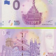 0 Euro Schein Esslingen a.N. - Altes Rathaus XEBC 2018-1 selten Nr 2052