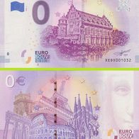 0 Euro Schein Gladbeck - Wasserschloss Wittringen XEDX 2018-1 selten niedrige Nr 150