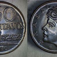 Brasilien 50 Centavos 1970 (0708)