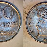 Brasilien 20 Centavos 1970 (0728)