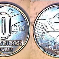 Brasilien 10 Cruzeios 1991 (0743)