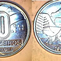 Brasilien 10 Cruzeios 1991 (0748)