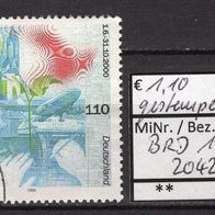 BRD / Bund 1999 Weltausstellung EXPO 2000, Hannover MiNr. 2042 gestempelt -1-