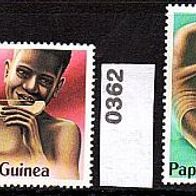 Papua und Neuguinea / Papua Neuguinea Mi. Nr. 360 + 361 + 362 + 363 Musikinstr. * * <