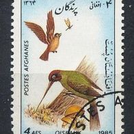 Afghanistan Mi. Nr. 1446 Vögel: Regenpfeifer, Grünspecht o <