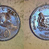 Singapur 20 Cents 1996 (2125)
