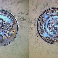 Singapur 10 Cents 1989 (2126)