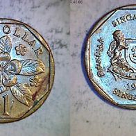 Singapur 1 Dollar 1995 (2128)
