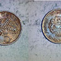 Singapur 5 Cents 1989 (2130)