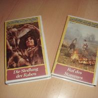 Video / VHS - Paket, 2 tlg., "Geschichten aus der Steinzeit" Teil 1 u. 3