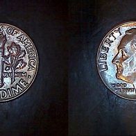 USA Dime 10 Cent 1982 D (2195)