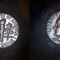 USA Dime 10 Cent 1998 D (2199)