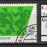 BRD / Bund 1980 Sporthilfe MiNr. 1046 gestempelt