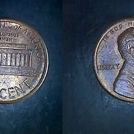 USA 1 Cent 1989 D (2201)