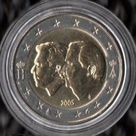 Belgien 2 Euro Münze unc 2005 Wirtschaftsvertrag