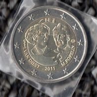 Belgien 2 Euro Münze unc 2011 Frauentag