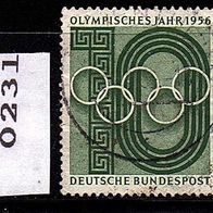 Bundesrepublik Deutschland Mi. Nr. 231 (2) Olympisches Jahr 1956 o <