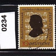 Bundesrepublik Deutschland Mi. Nr. 234 (1) Robert Schumann o <