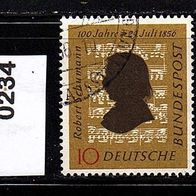 Bundesrepublik Deutschland Mi. Nr. 234 (2) Robert Schumann o <