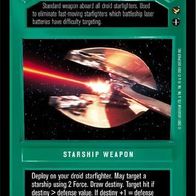 Star Wars CCG - Droid Starfighter Laser Cannons - Theed Palace (THP)