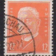 D. Reich 1932, Mi. Nr. 0466 / 466, von Hindenburg, gestempelt #00827