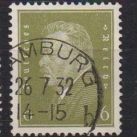 D. Reich 1932, Mi. Nr. 0465 / 465, von Hindenburg, gestempelt #00831