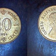 Hongkong 10 Cents 1984 (2269)
