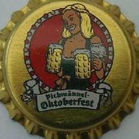 Pichmännel-Oktoberfest Bier Kronkorken Feldschlößchen Dresden Brauerei neu unbenutzt