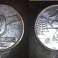 Brasilien 10 Cruzeios 1991 (0751)