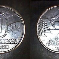 Brasilien 10 Cruzeios 1991 (0752)