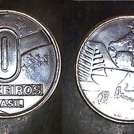 Brasilien 10 Cruzeios 1991 (0753)