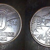 Brasilien 10 Cruzeios 1991 (0755)